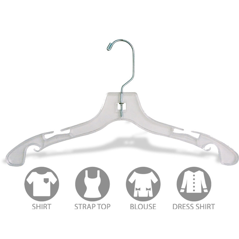 Bianca Plastic Non-Slip Standard Hanger for Suit/Coat, 25