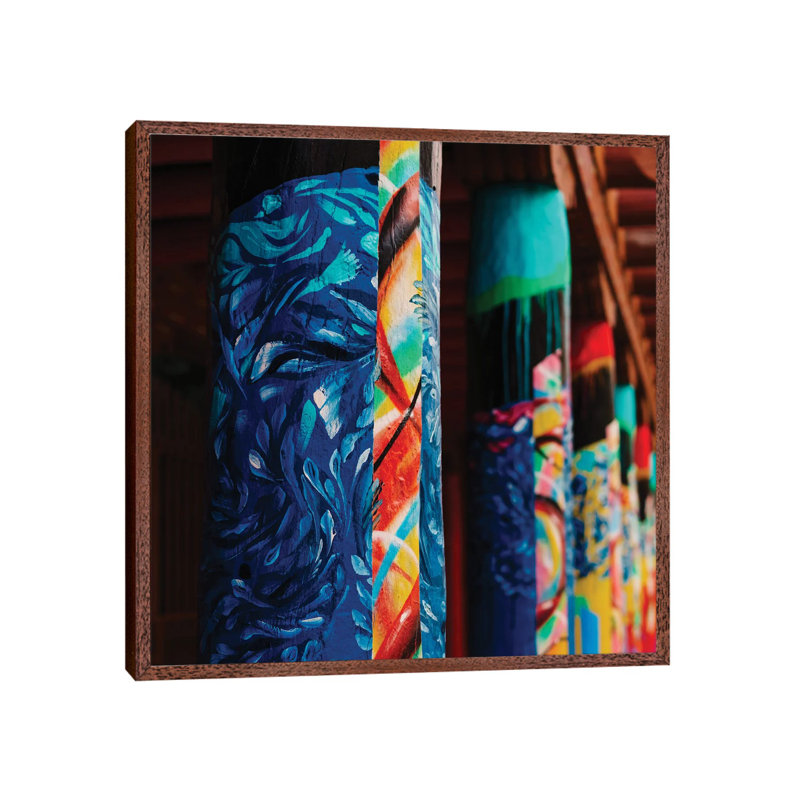 Santa Fe Architecture XV by Bethany Young - Print on Canvas, Classic Brown Wood Framed, 66.04cm H x 66.04cm W x 3.81cm D