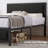 Genard Bed Frame Linen Upholstered Headboard with Nailhead Trim Heavy-Duty Full Size Platform with Strong Metal Slats, No Box Spring Needed, Under Bed Storage-446134013-441597582