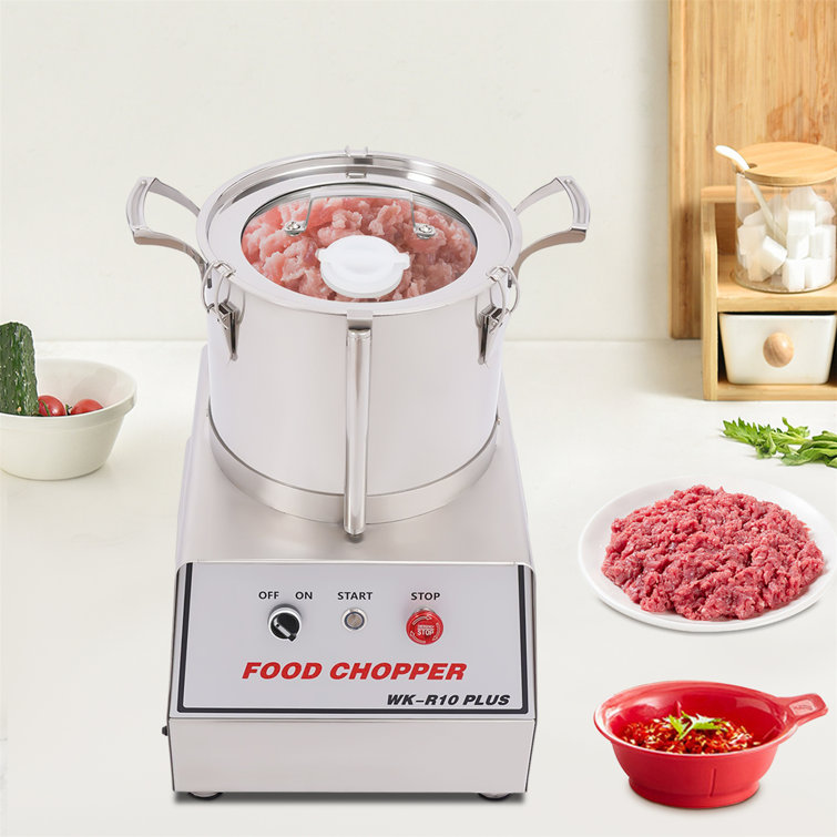YINXIER 110V Commercial Food Processor 10L Capacity 1100W Electric Food  Cutter