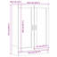 Dietlinde 2 -Door Storage Cabinet-449046504