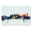 « calgary canada horizon blue », impression sur toile tendue-22539949