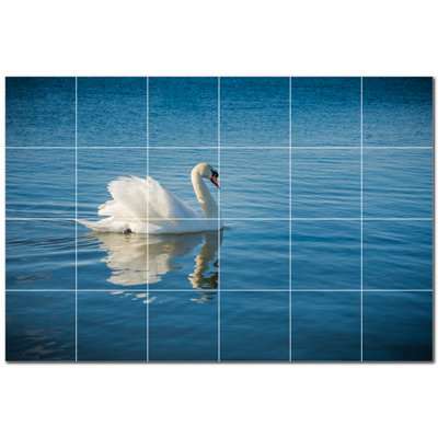 4.25'' x 4.25'' Satin Ceramic Decorative Mural