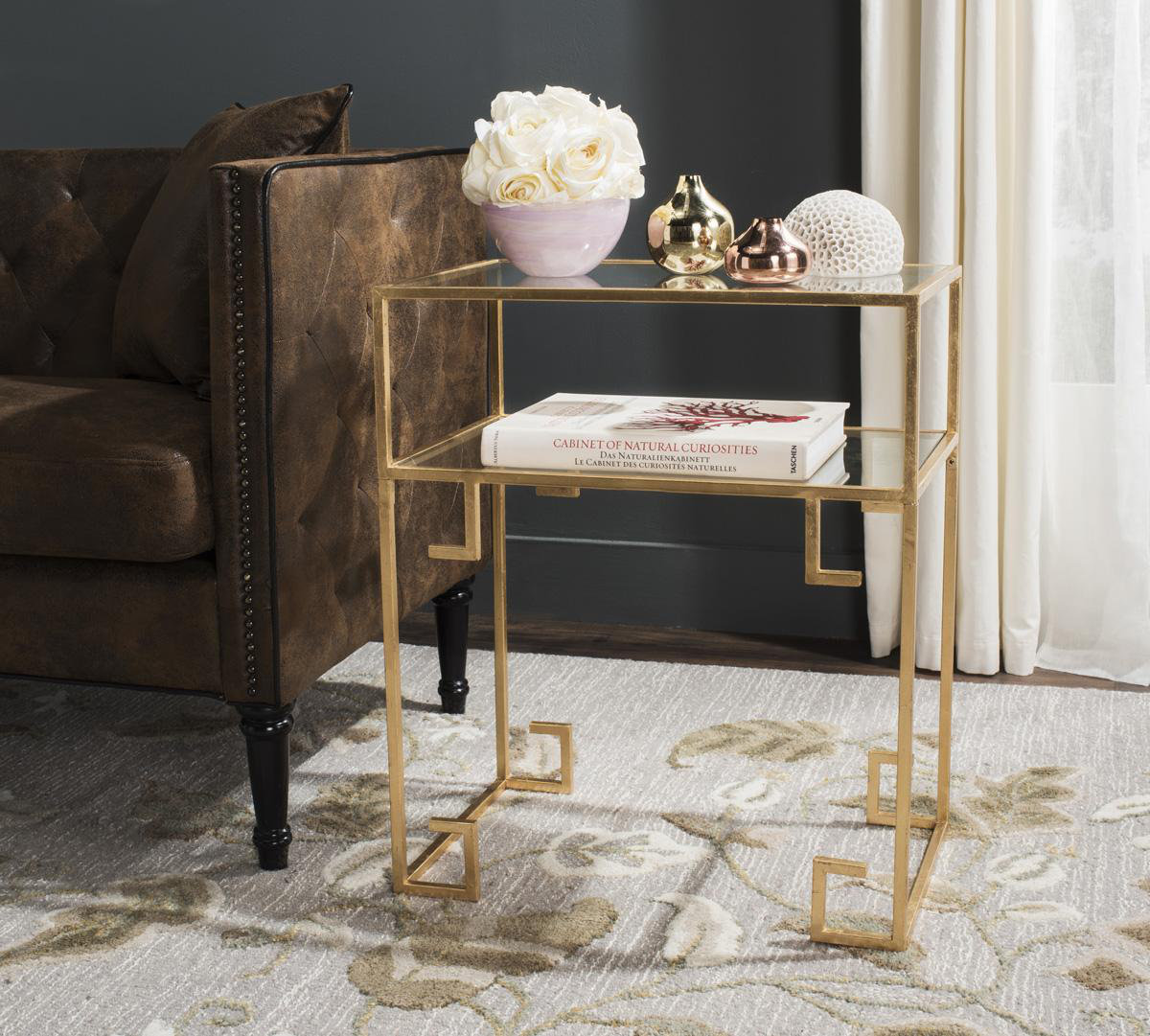 Mercer41 Oxendine Sled End Table with Storage & Reviews | Wayfair