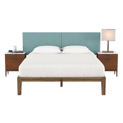 Panelist Modern Padded Headboard - Set of Wall Mounted Panels