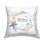 Motif de coussins décoratifs avec bordure de corail et étoile de mer par Janelle Penner