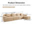Canapé modulaire en L à 4 places-1715929287
