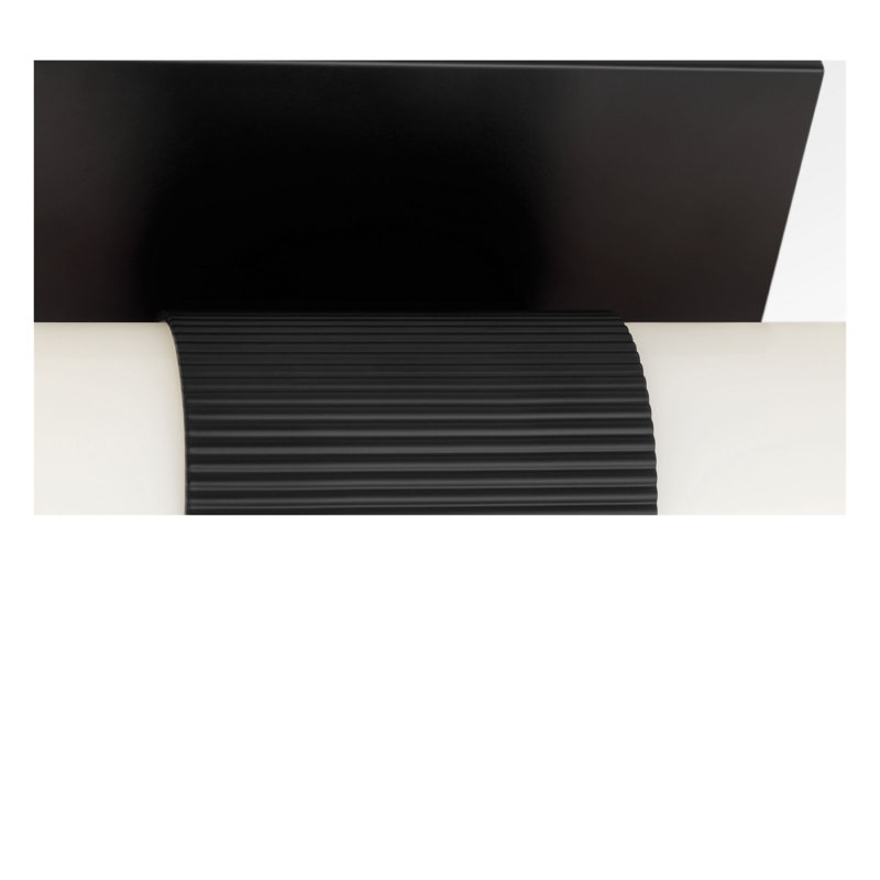 Meuble-lavabo à DEL, H 4,5 po x l 18 po x P 3,9 po, Nuit noire