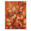 Feuilles de terre cuite, couches de forêt II - feuilles, art mural en bois - sur bois de pin naturel-609624203