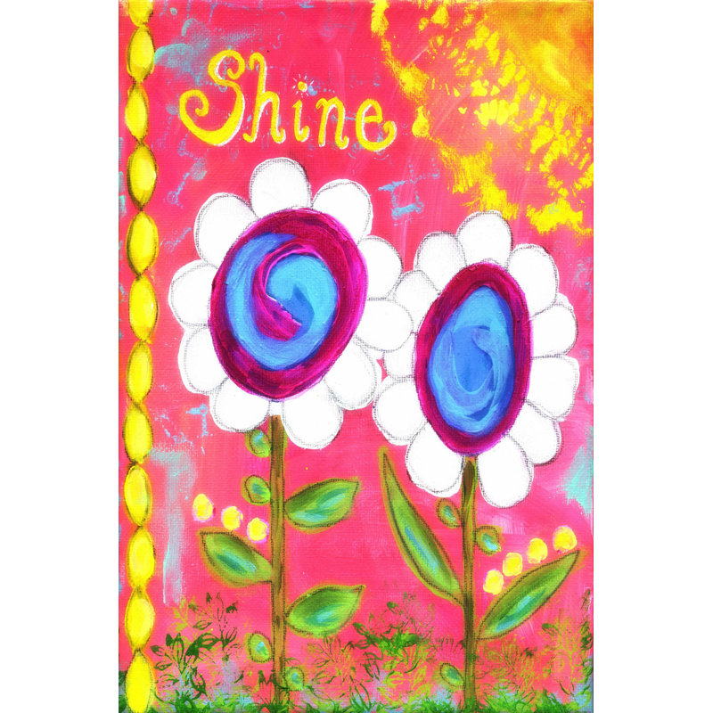 « white floral brillance » par jill lambert, reproduction d’art sur toile tendue, H 30 po x l 20 po x P 1,5 po