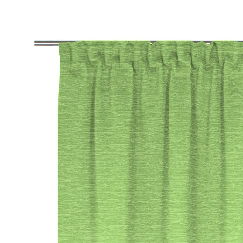 Breedlove Room Darkening Curtain Single Panel, 245cm H x 270cm W, Apple