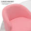 Fauteuil de lecture rembourré en lin-1117972510