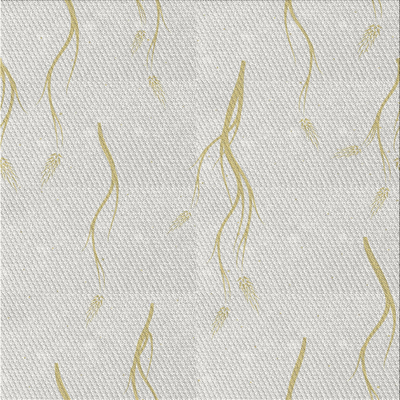 Tapis blanc cassé tissé à la machine, Carré 3 pi