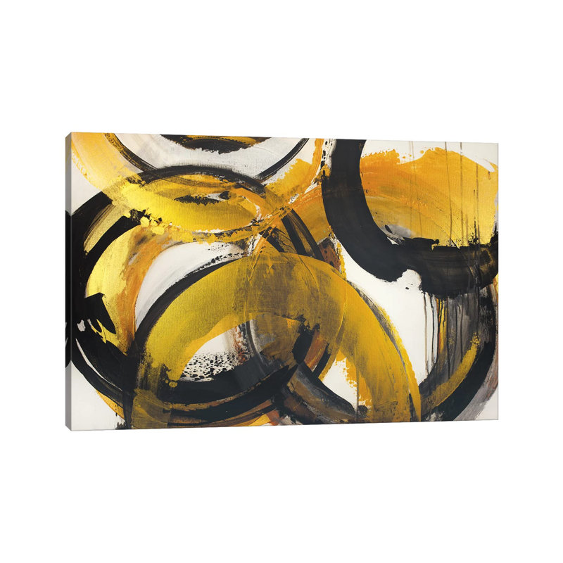 Emblem Of Eternity by Jude Remedios - Painting on Canvas, Wrapped Canvas, 30.48cm H x 45.72cm W x 1.91cm D