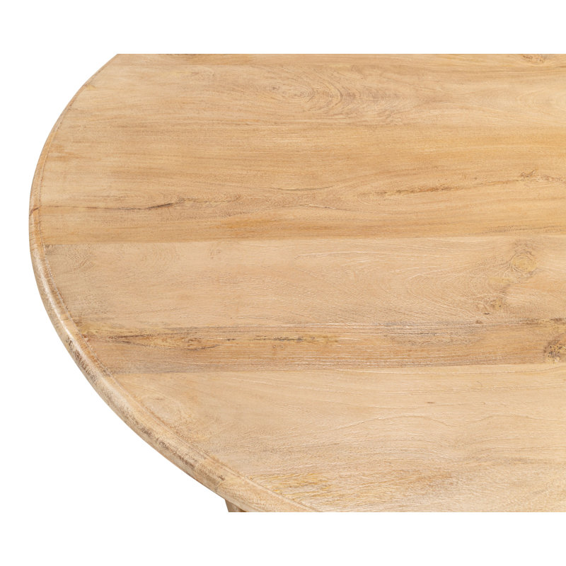 Guillermo Round Solid Wood Dining Table