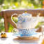 Ensemble de théière et tasse à thé en porcelaine pour thé