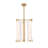 Mingle 3-Light Pendant - Satin Brass
