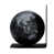 Silver on Black Globe-Black Base is out of stock