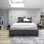 Lit plateforme avec rangement en lin Boyd Modena-379457945-379457944