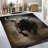 Chic Soft Non Woven Printed Rug Showcasing Intricate Floral and Geometric Patterns in Subtle Tones for an Elegant Addition to Any Room Decor-114330398