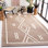 Tapis en jute de laine et coton Ahaan