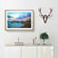 Tenby Harbour in Pembrokeshire Wales - Picture Frame Painting Print on MDF-56628188-56628187