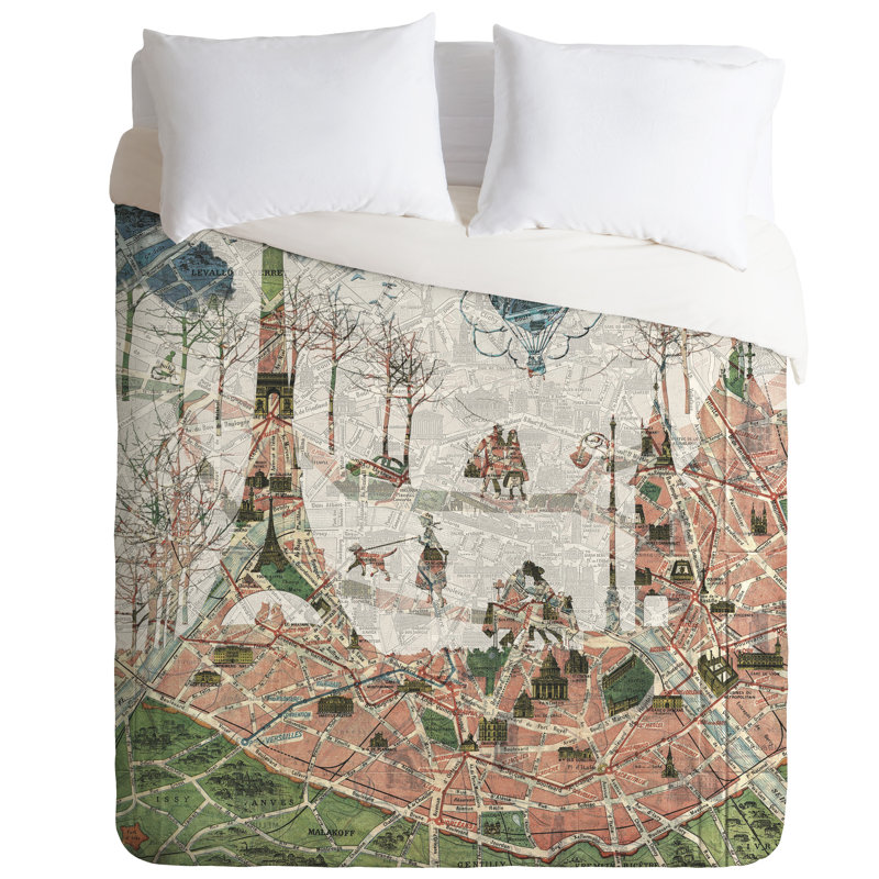 Belle 13 Modern & Contemporary Polyester Duvet Cover, Twin/Twin XL Duvet Cover
