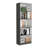Kenyon 2 Piece Home Bookcase Set, 42" Wide With 10 Shelves, Living Room Set Matt Gray / White-1416395549