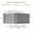 10 Ft. W X 10 Ft. D Metal Storage Shed with Frame-99313935
