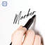 Scribbledo, paquet de 4, marqueurs effaçables à sec à pointe fine de couleur noire avec tableau blanc
