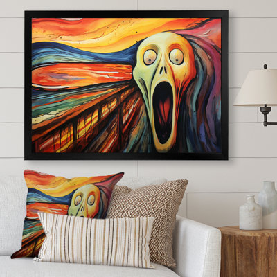 Sur toile, chef-d'œuvre The Scream par Edvard I
