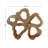 Teak Wood Handmade Live Edge Abstract Brown Wall Decor
