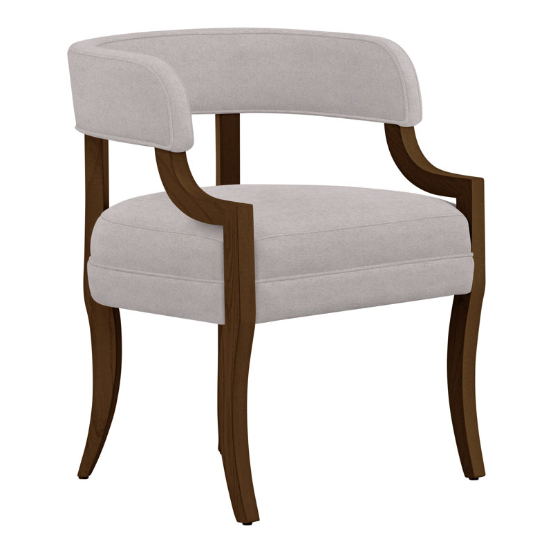 Thom Filicia Home Otisco Upholstered Back Arm Chair, Nadia Linen, Navajo