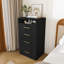 Meuble-lavabo 3 en 1 avec miroir ouvert, ensemble de meuble-lavabo compact avec plateau en verre et rangement spacieux, idéal pour les petites chambres-519490274