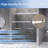 56"-60" W X 76" H Double Sliding Frameless Shower Door with 3/8" (10mm) Tempered Clear Glass-94288765