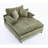Corduroy 54.75" W Oversized Lounge Chaise Sofa Bed-1007242305-1037587822