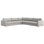 Canapé modulaire de coin symétrique de 124,5 po Valencia