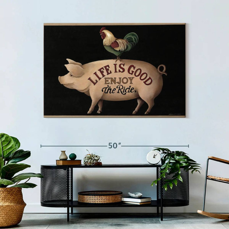 Life Is Good Enjoy The Ride, 32" H x 48" W