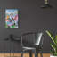  «Utah Mountains» par Coco Good, art mural en verre acrylique, 16 po x 24 po