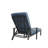Adjustable Backrest Aluminium Relaxed Occasion Lounge Chair