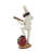 White Polystone Chef Decorative Sculpture with Musical Instruments, 3 Set of 14"H, 8"W