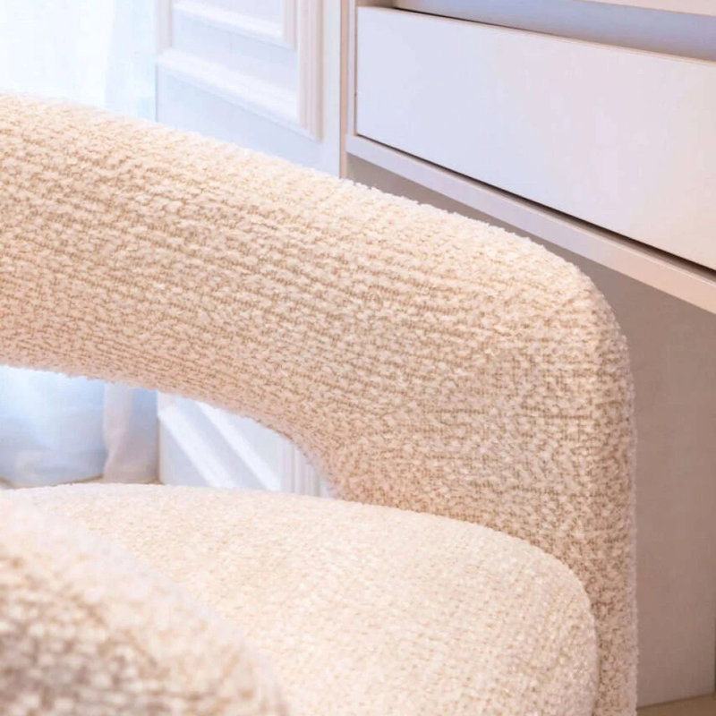 Belle Upholstered Barrel Chair