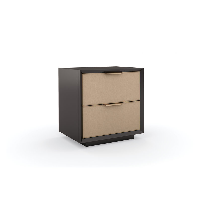 Wrap 2 - Drawer Nightstand, Dark Chocolate