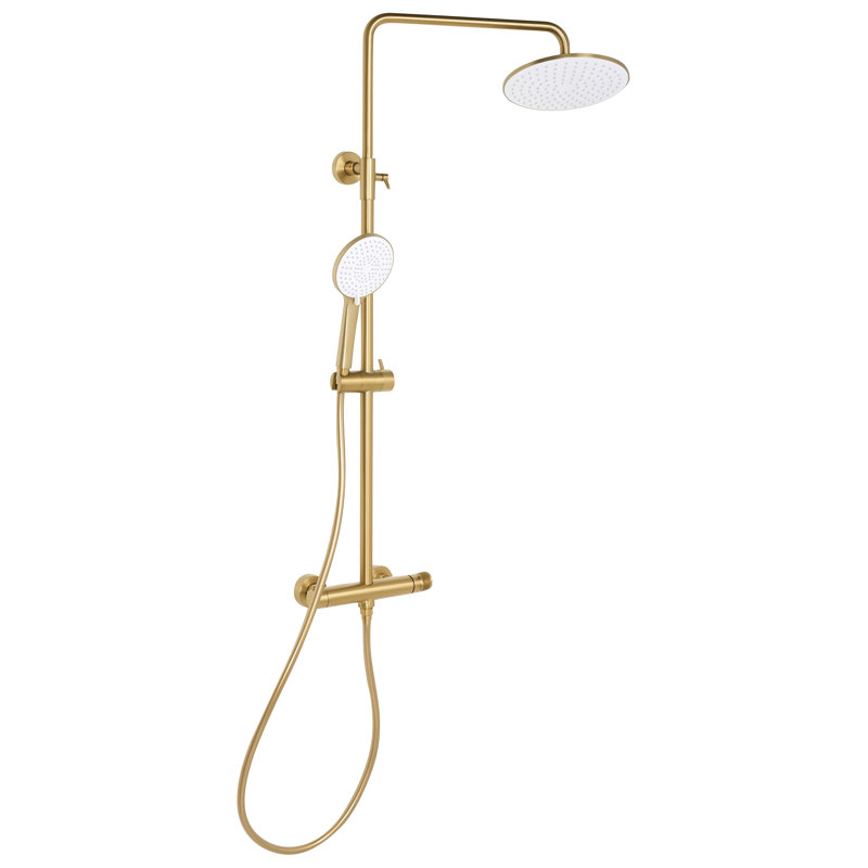 Rain Shower Head, Brushed Gold