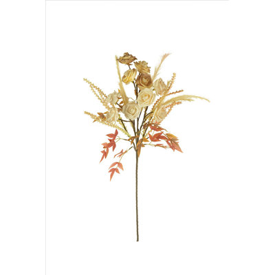  Faux Flower Stem – 33" Tall Flexible EVA Foam Botanical Decor, Set of 6