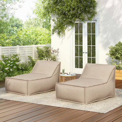 Fauteuil à billes d'extérieur, ensemble de 2