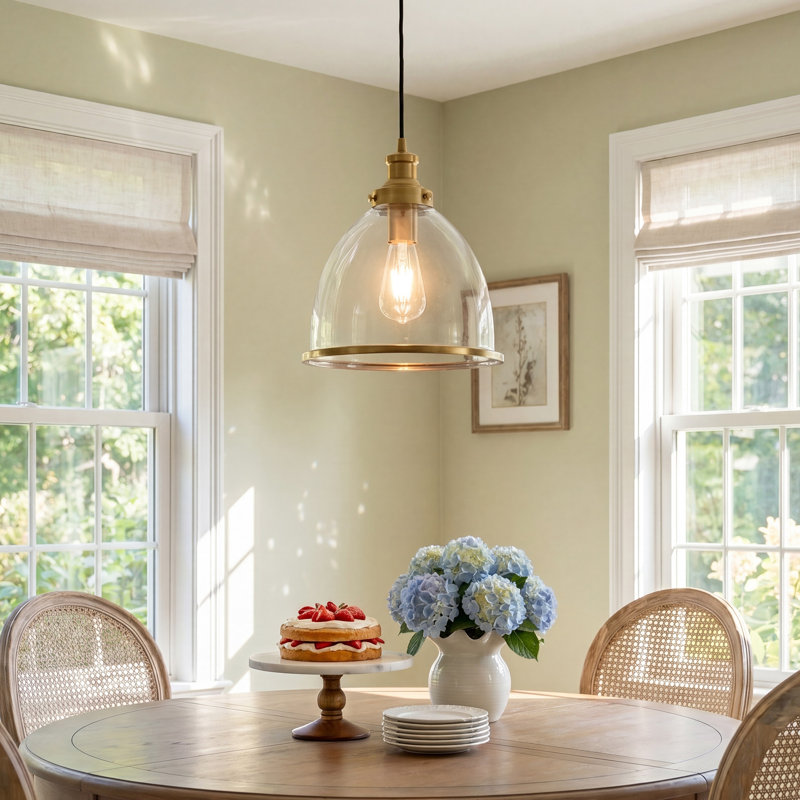 Selah 1 - Light Single Dome Pendant