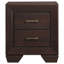 Table de chevet rectangulaire 2 tiroirs Copper-2124991380