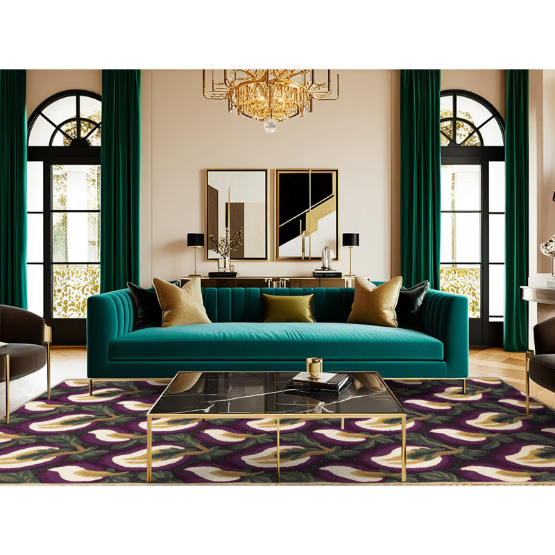  Tapis lavable Mangoustan, Rectangle 5 pi x 7 pi