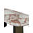 Rosvara Red Matte Natural Stone Dining Table